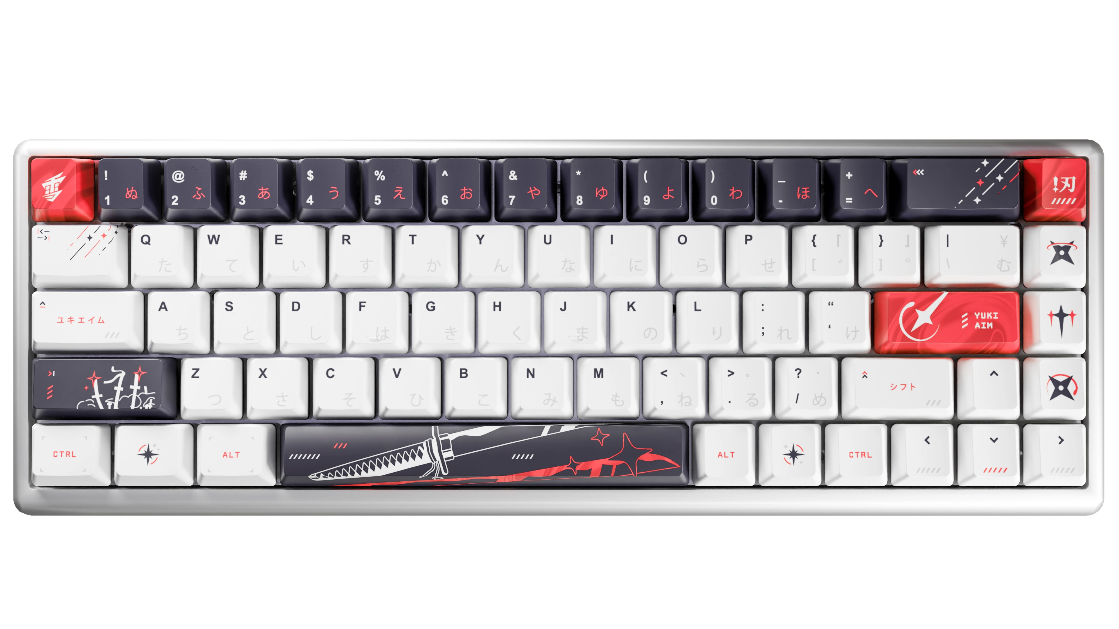 16,000円Yuki Aim Polar65 Keyboard Katana Edition