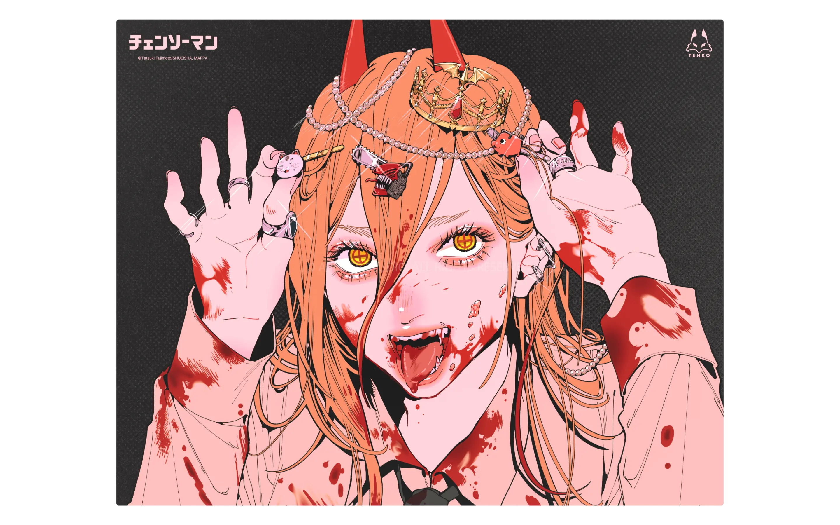 CHAINSAW MAN COLLECTION - LUNAR SPEED Glass Pad – Arbiter Studio CHAINSAW MAN COLLECTION - LUNAR SPEED Glass Pad – Arbiter Studio