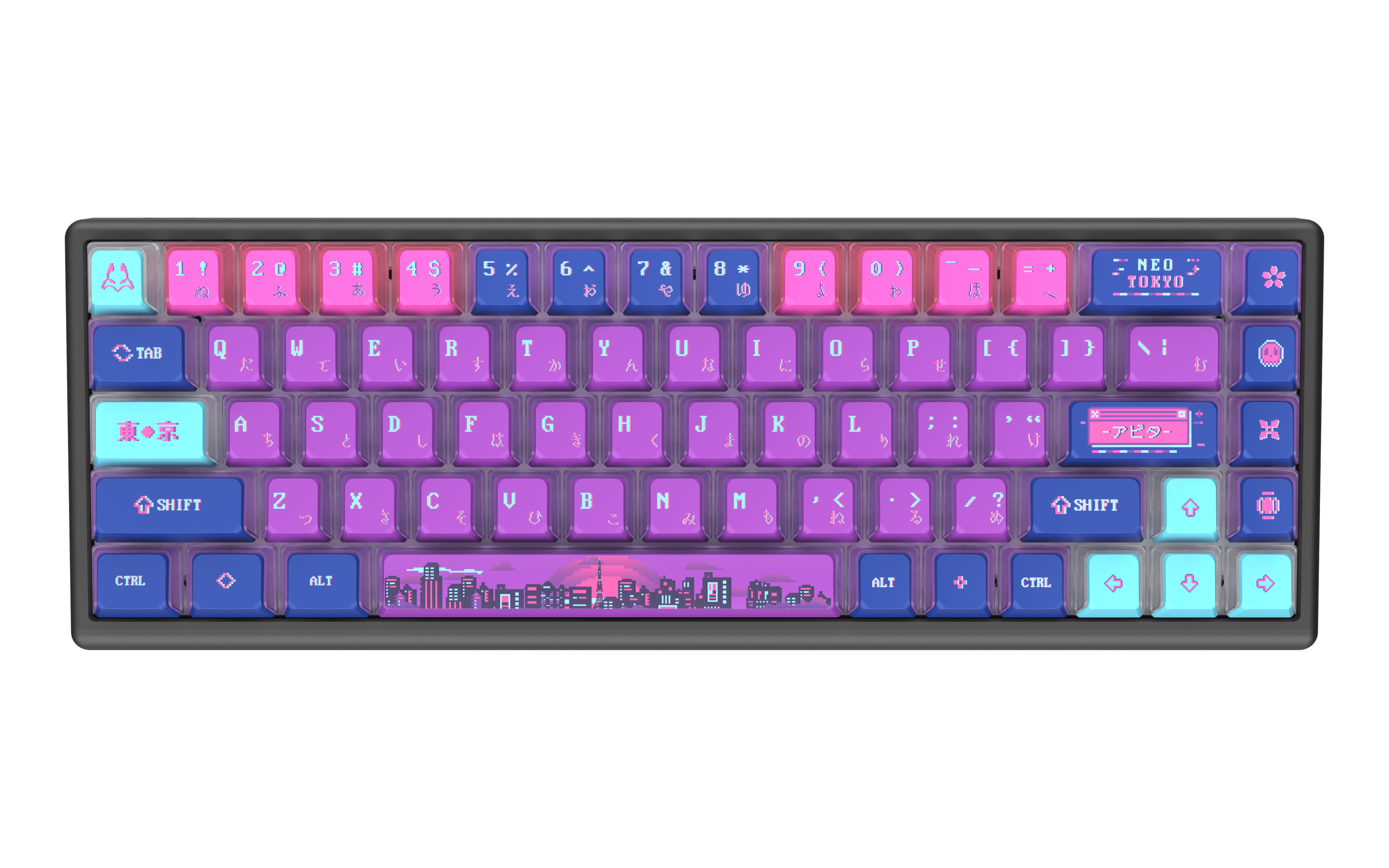 キーボード Polar 65 Neo Tokyo Neo Tokyo Polar 65 – Arbiter Studio
