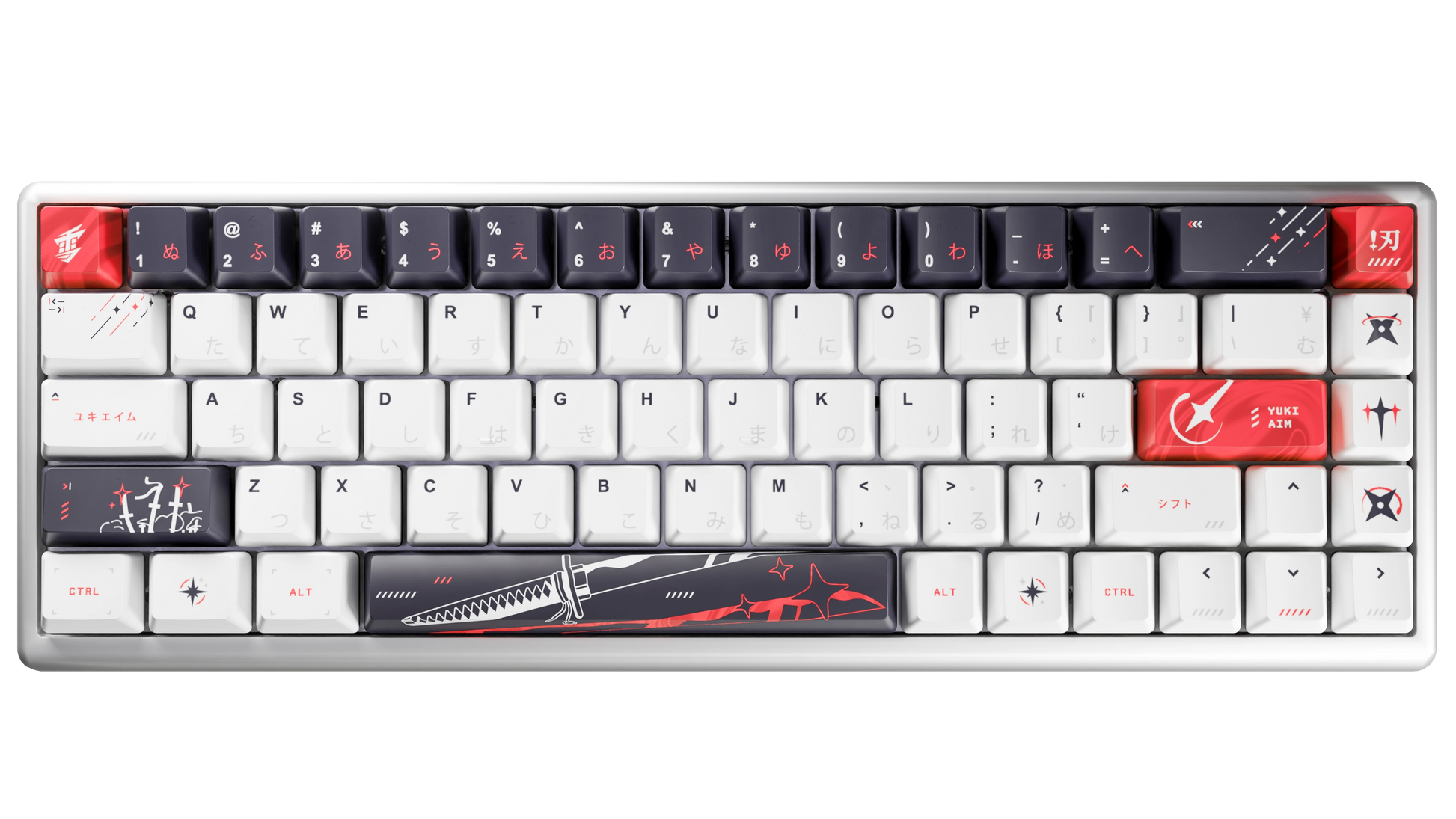 キーボード本体YukiAim Polar 65 Keyboard Katana Edition