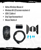 TENKO®  - AKITSU SMALL 38g Carbon Fiber 8K Wireless Gaming Mouse