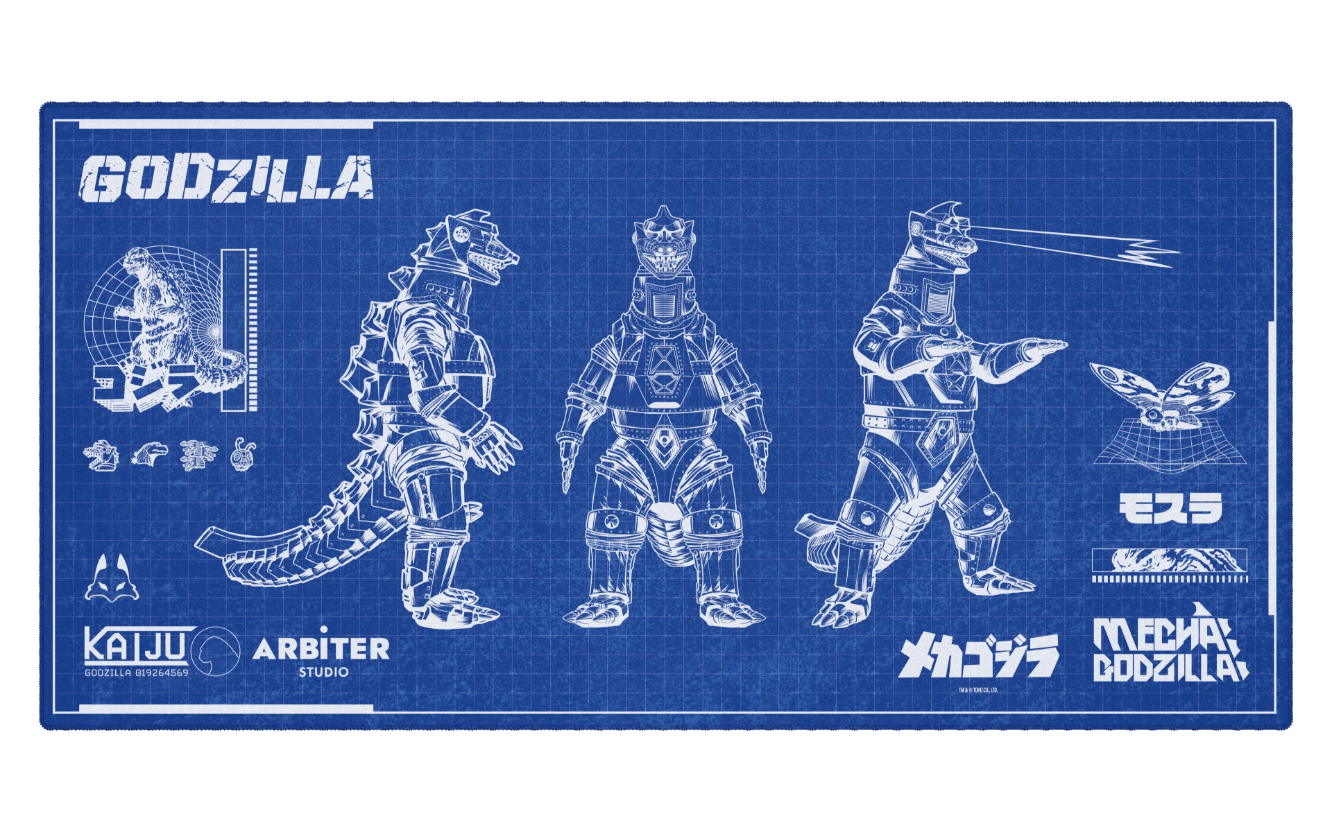 限定価格　GODZILLA COLLECTION Cloth Mousepad GODZILLA - Cloth Mousepad – Arbiter Studio