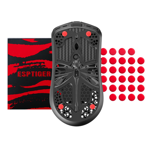 ESPTIGER Custom Bloody Red - Universal DIY Dot Mouse Skates