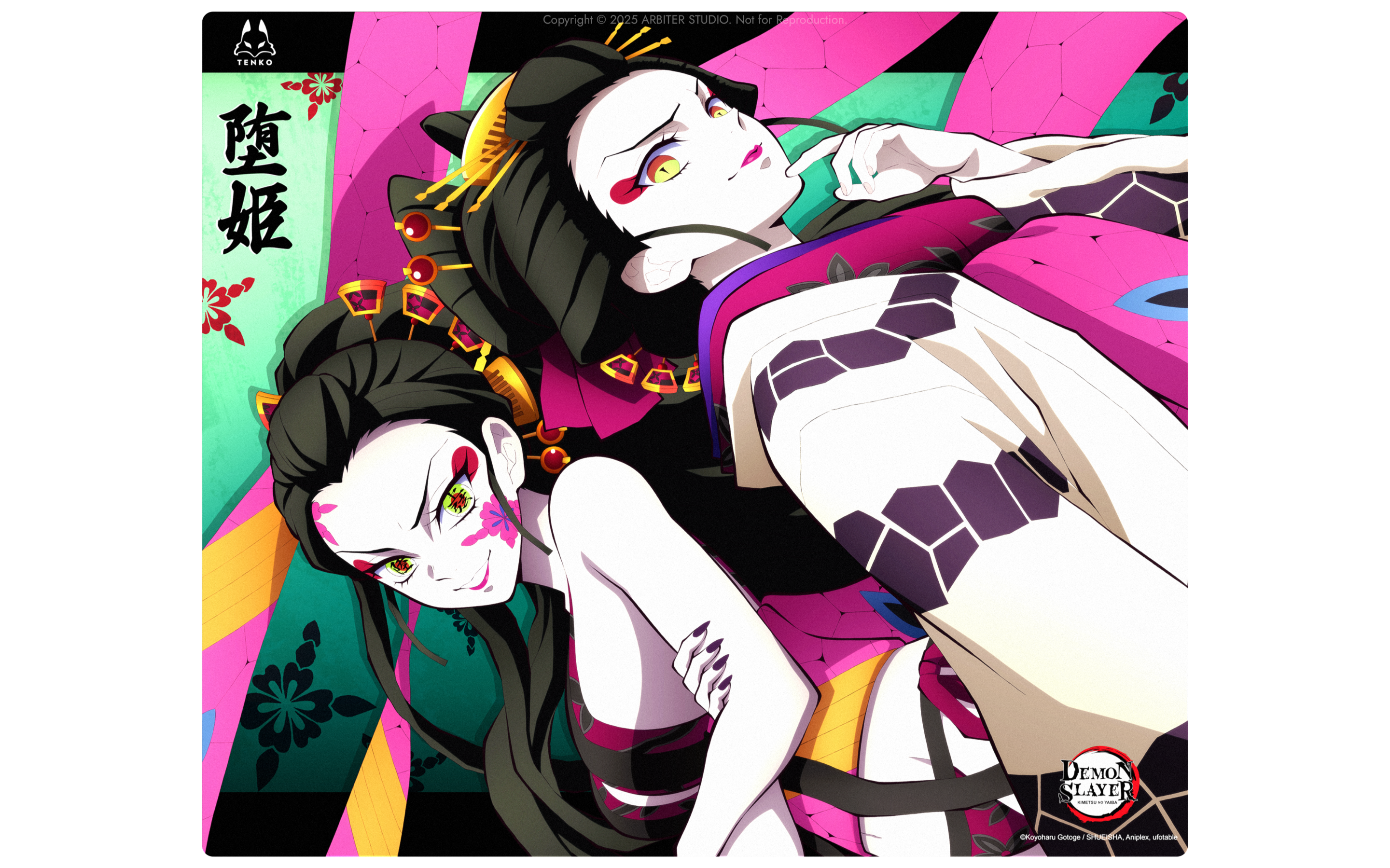 DEMON SLAYER S2 COLLECTION - LUNAR Glass Pad