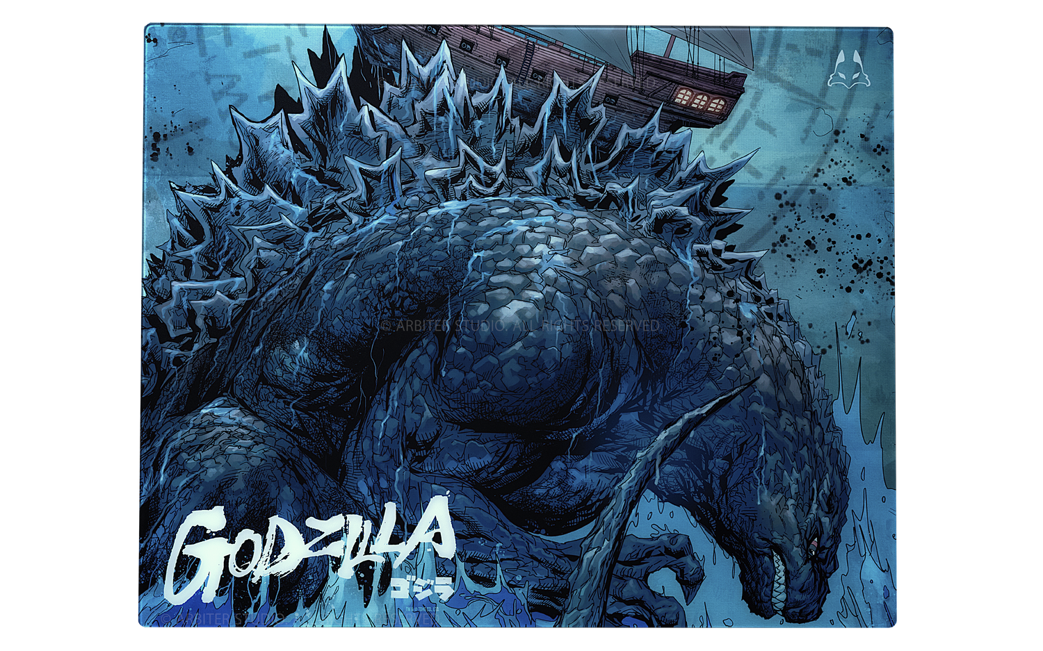 GODZILLA 2.0 - LUNAR SPEED Glass Pad