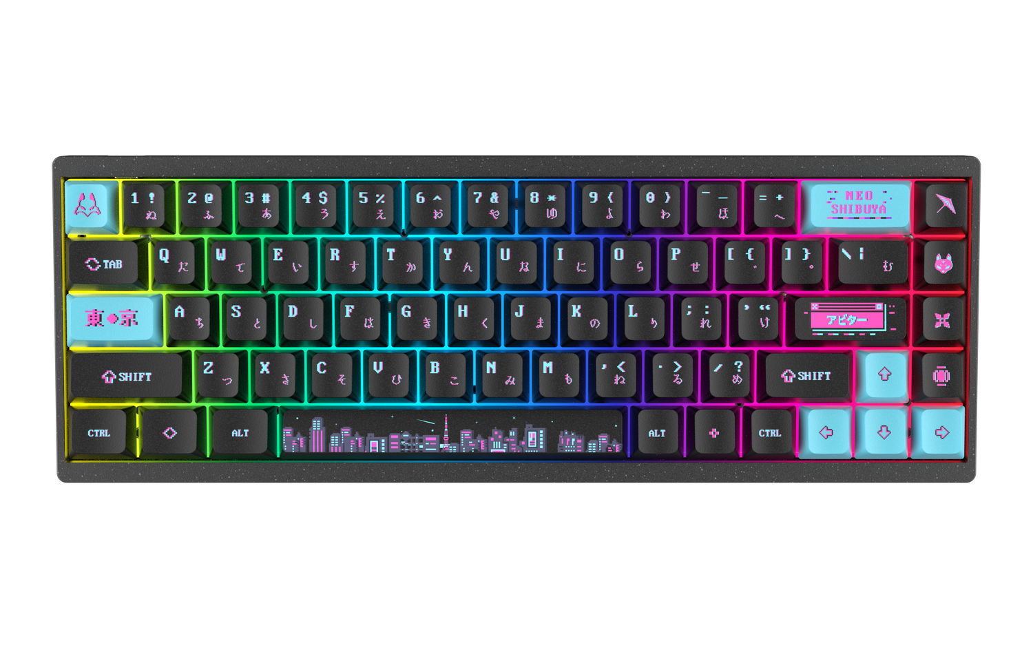 TENKO® - ARC 65 8K HE Gaming Keyboard - NEO SHIBUYA