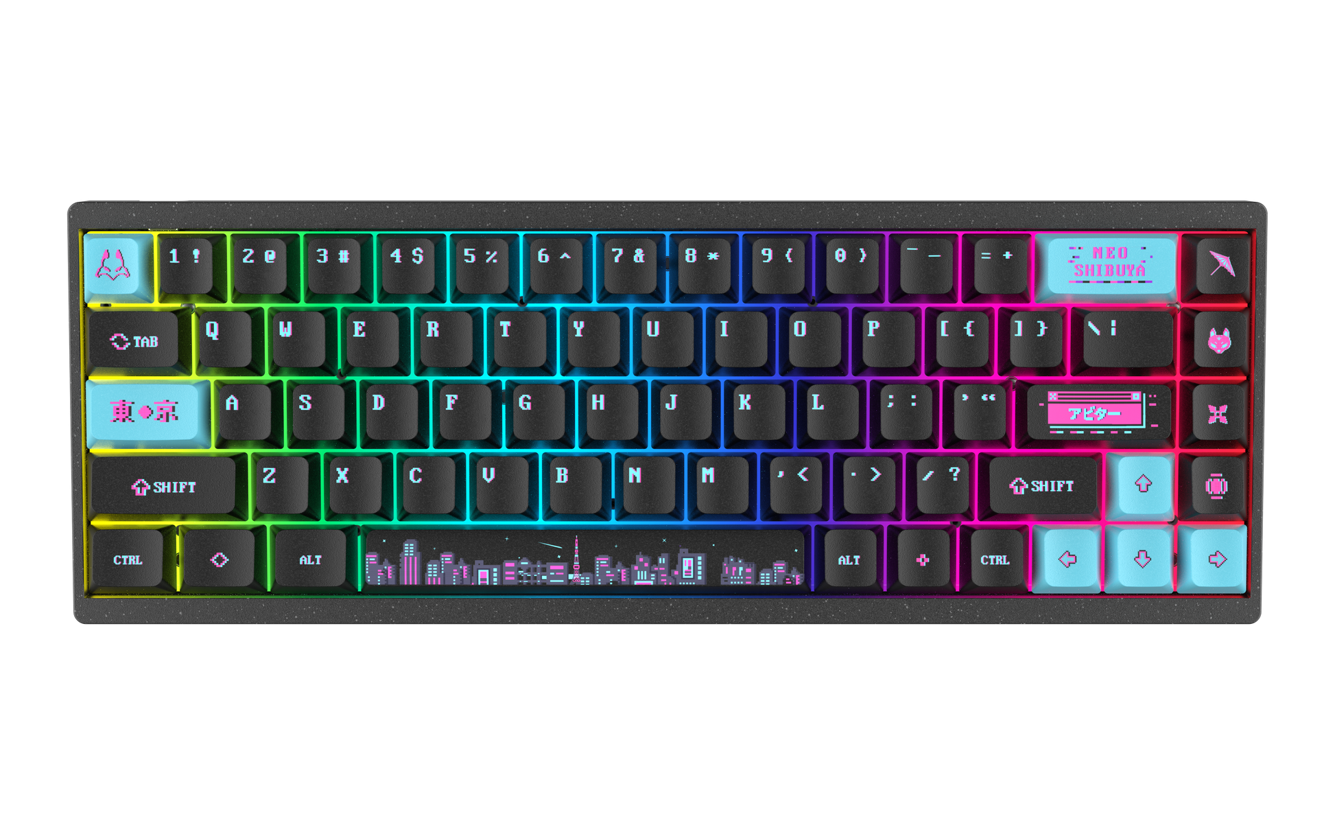 TENKO® - ARC 65 8K HE Gaming Keyboard - NEO SHIBUYA – Arbiter Studio TENKO® - ARC 65 8K HE Gaming Keyboard - NEO SHIBUYA – Arbiter Studio