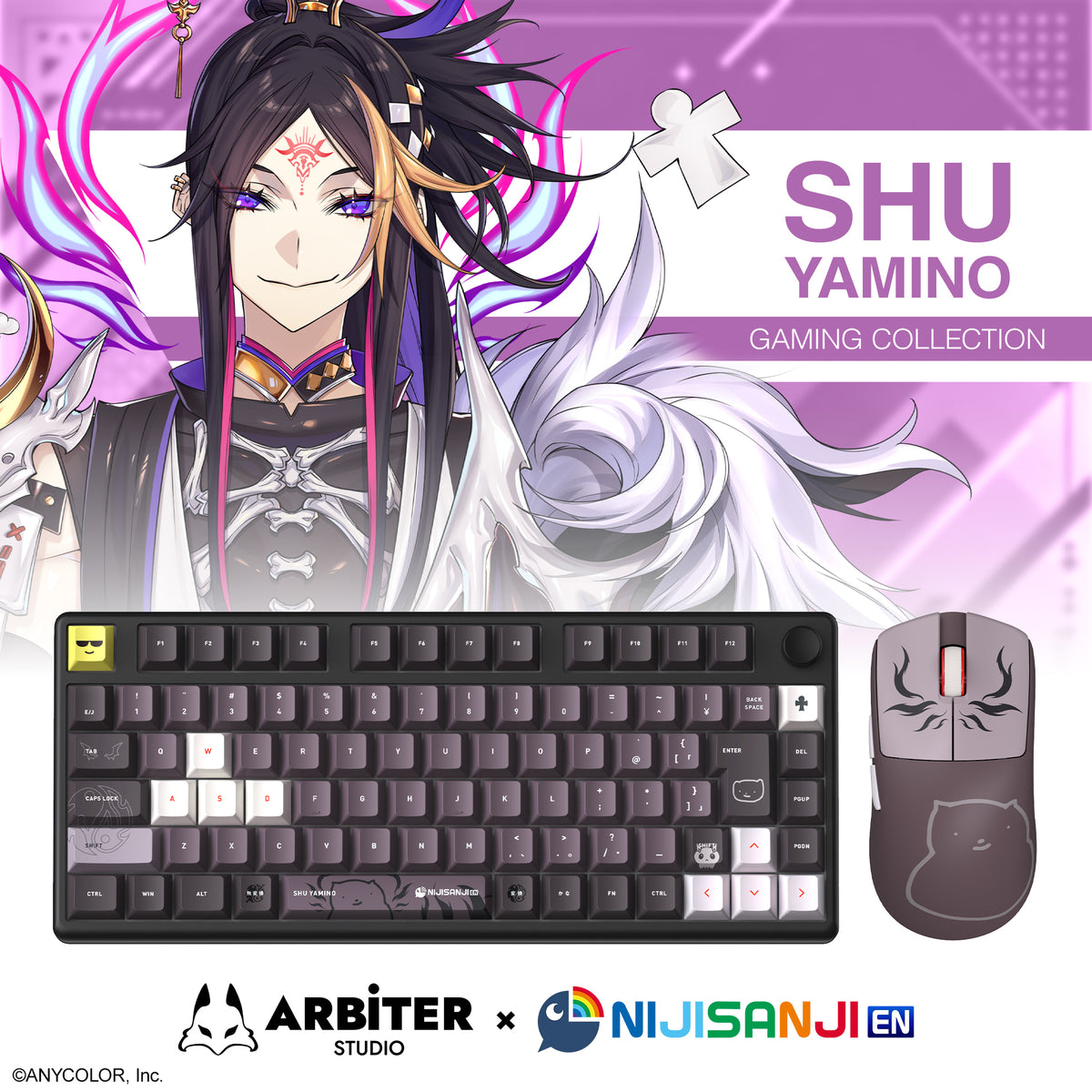 Arbiter Studio x NIJISANJI EN - Shu Yamino Gaming Collection (Keyboard JIS Layout & Mouse)