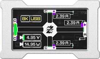HM Lab - Z-NEO 8K USB HUB w/ LCD Screen