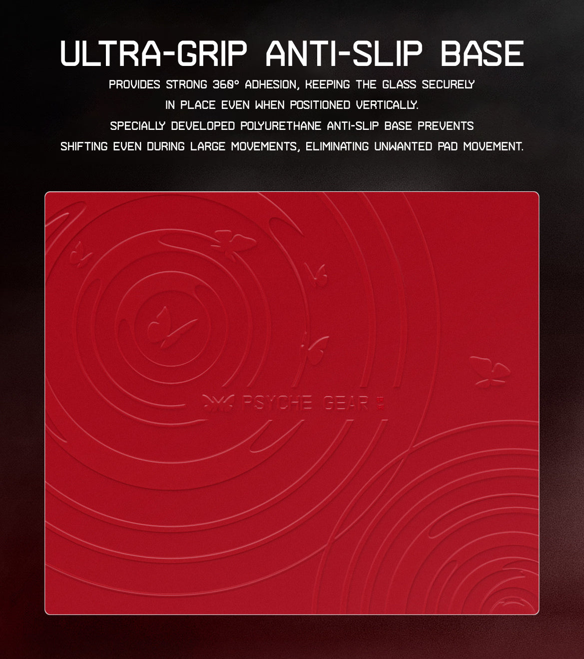 SPD-01 BLAZE glass mousepad lifestyle shot 1