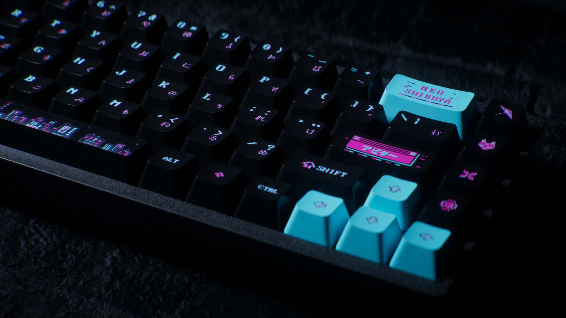 TENKO® - ARC 65 8K HE Gaming Keyboard - NEO SHIBUYA